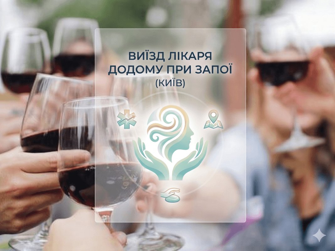Безпечне виведення зі стану запою та анонімна допомога 24/7 - МєдіМед