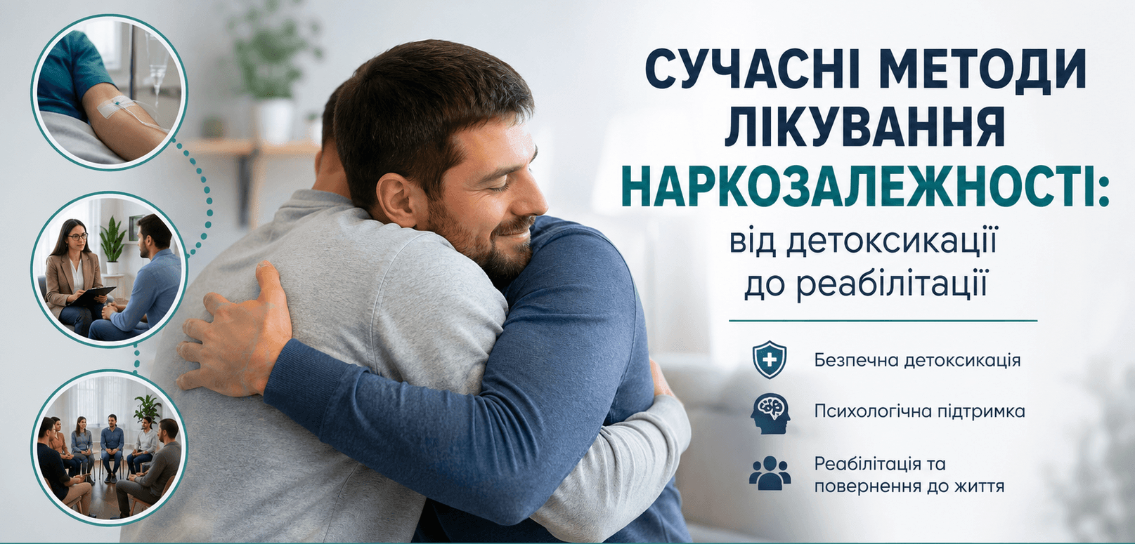 Сучасні методи лікування наркозалежності: від детоксикації до реабілітації - МєдіМед
