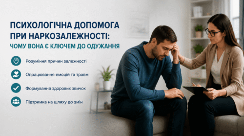 Психологічна допомога при наркозалежності: чому вона є ключем до одужання - МєдіМед