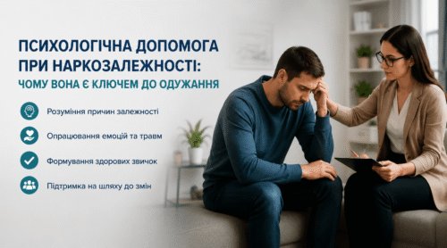 Психологічна допомога при наркозалежності: чому вона є ключем до одужання - МєдіМед